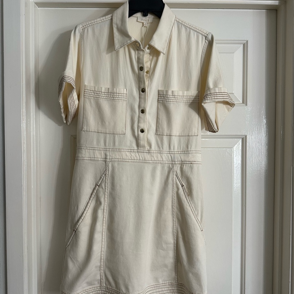 Parker Cream Mini Dress